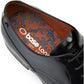 Base London Edison Leather Men's Black Lace-Up Shoes