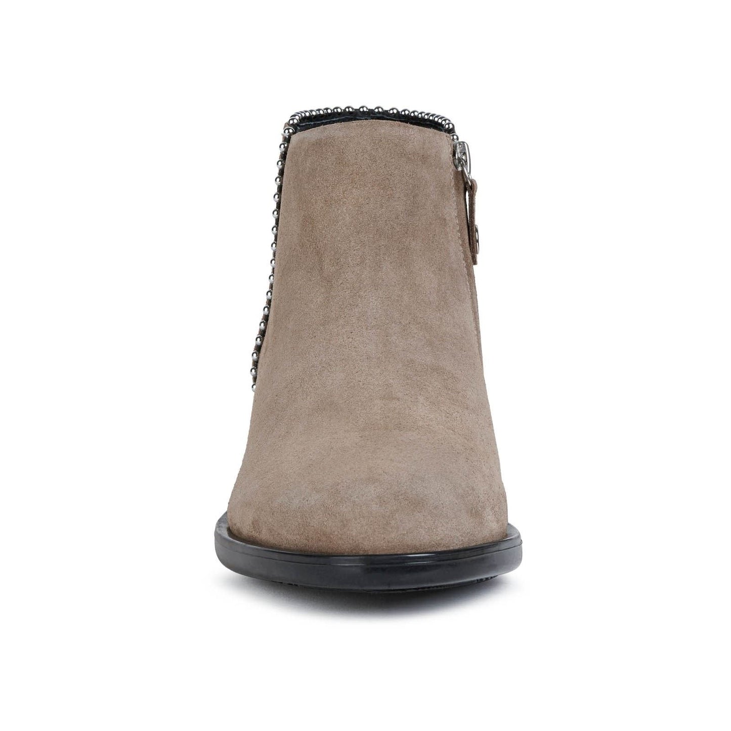 Geox Women's Resia Zip Up Boots in Dark Beige