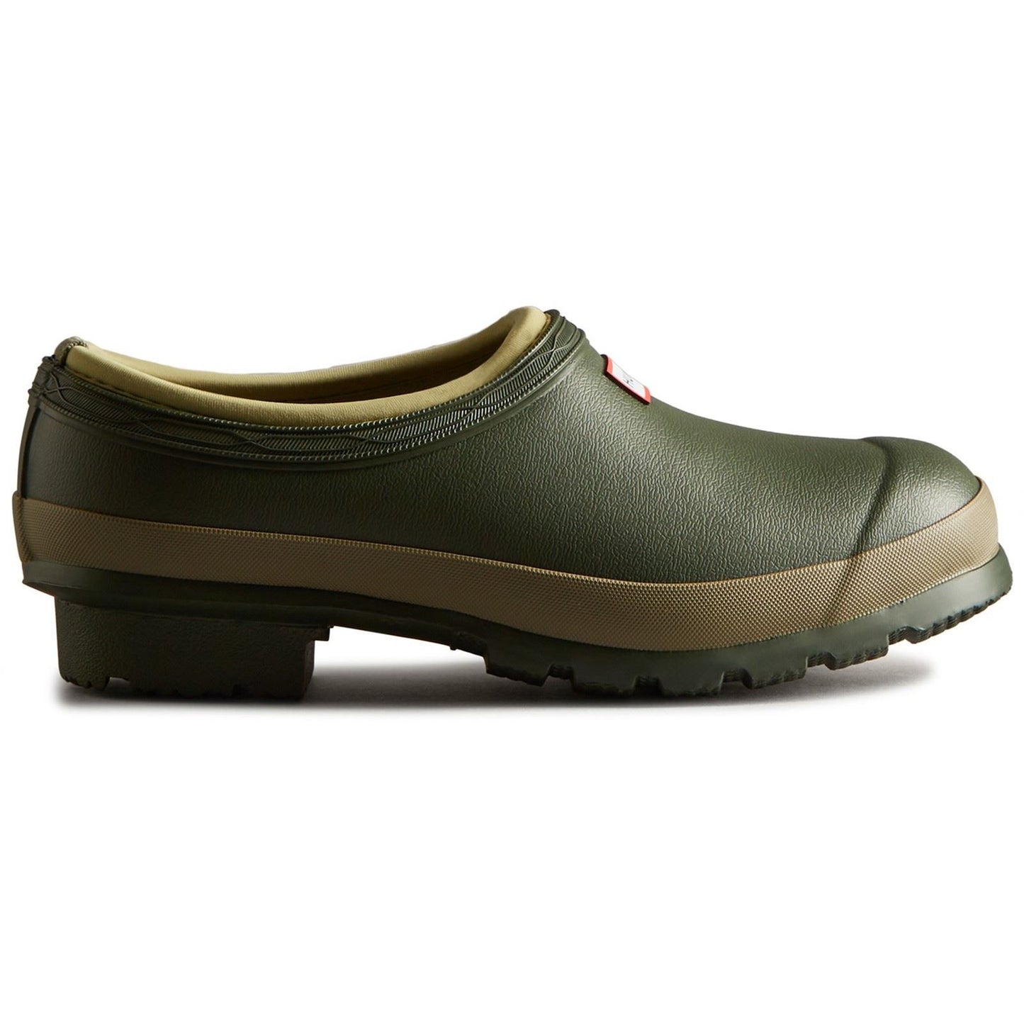 Hunter Women's Gardener Clogs in Dark Olive/Clay