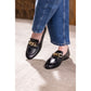 Hush Puppies Women's Harper Chain Loafer in Black