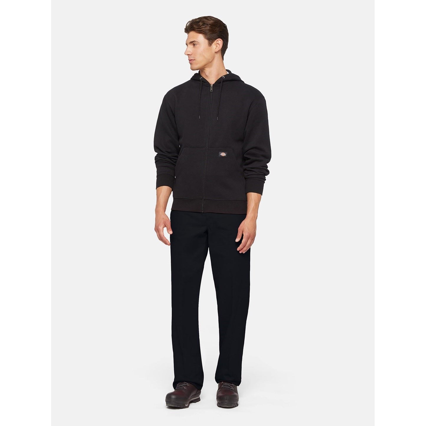 Dickies Men's Everyday Fleece Zip Hoodie in Black