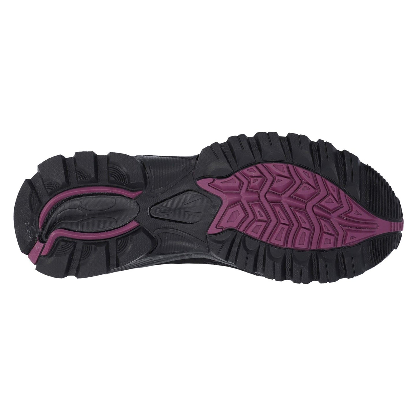 Hi-Tec Jackdaw Mid WP Polyester Women's Black/Burgundy Hiking Boots