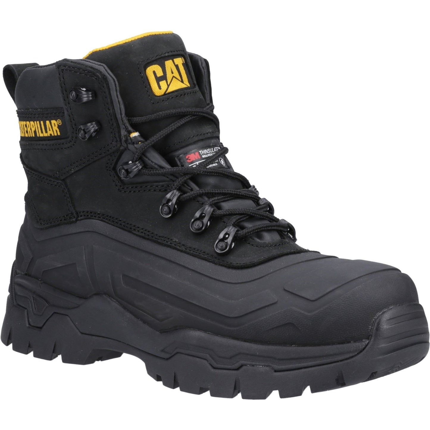Caterpillar Men's Typhoon SBH Safety Boot in Black