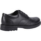 Hush Puppies Brian Leather Youth Black Brogues