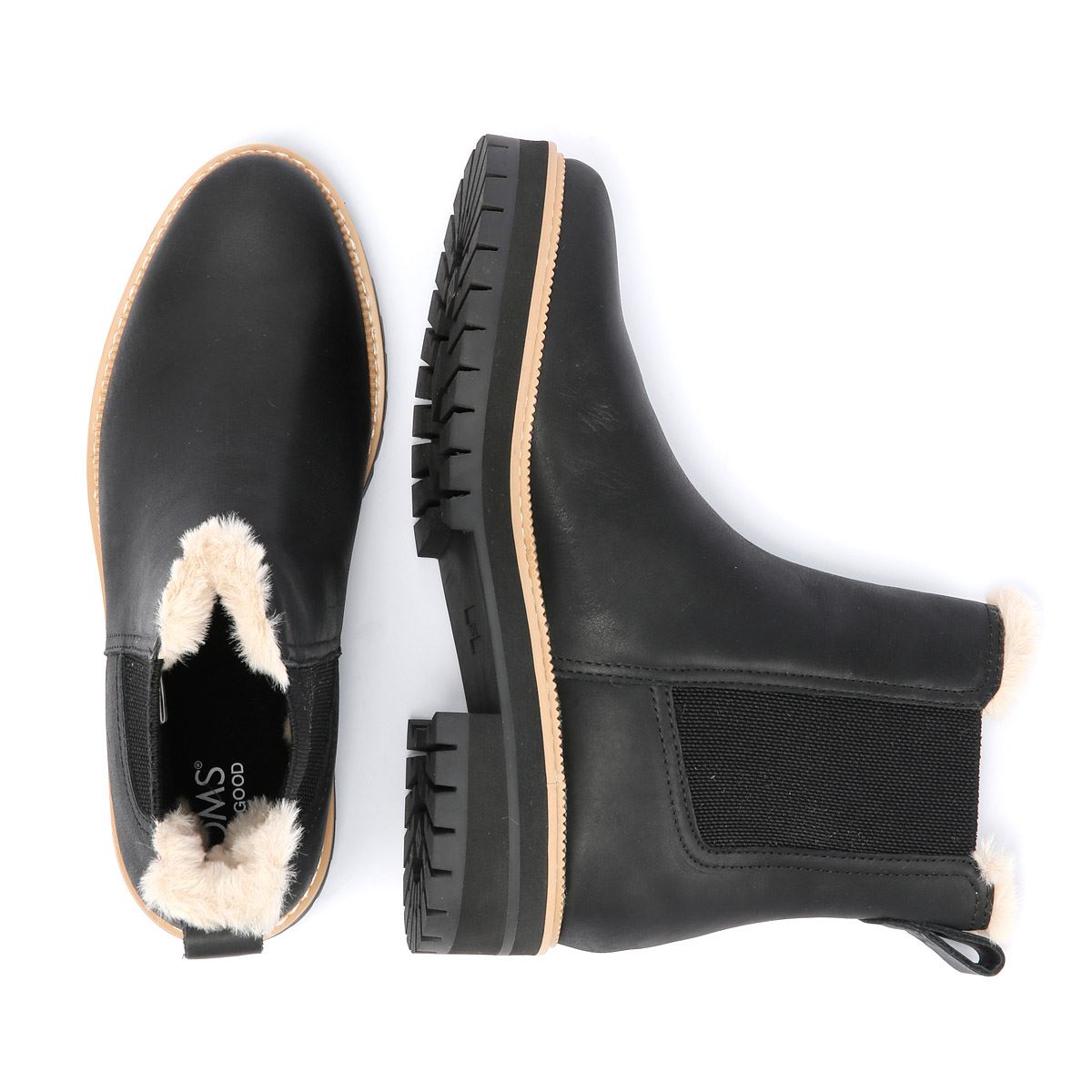 TOMS - 10021299 WOMENS BENNET BOOT BLACK