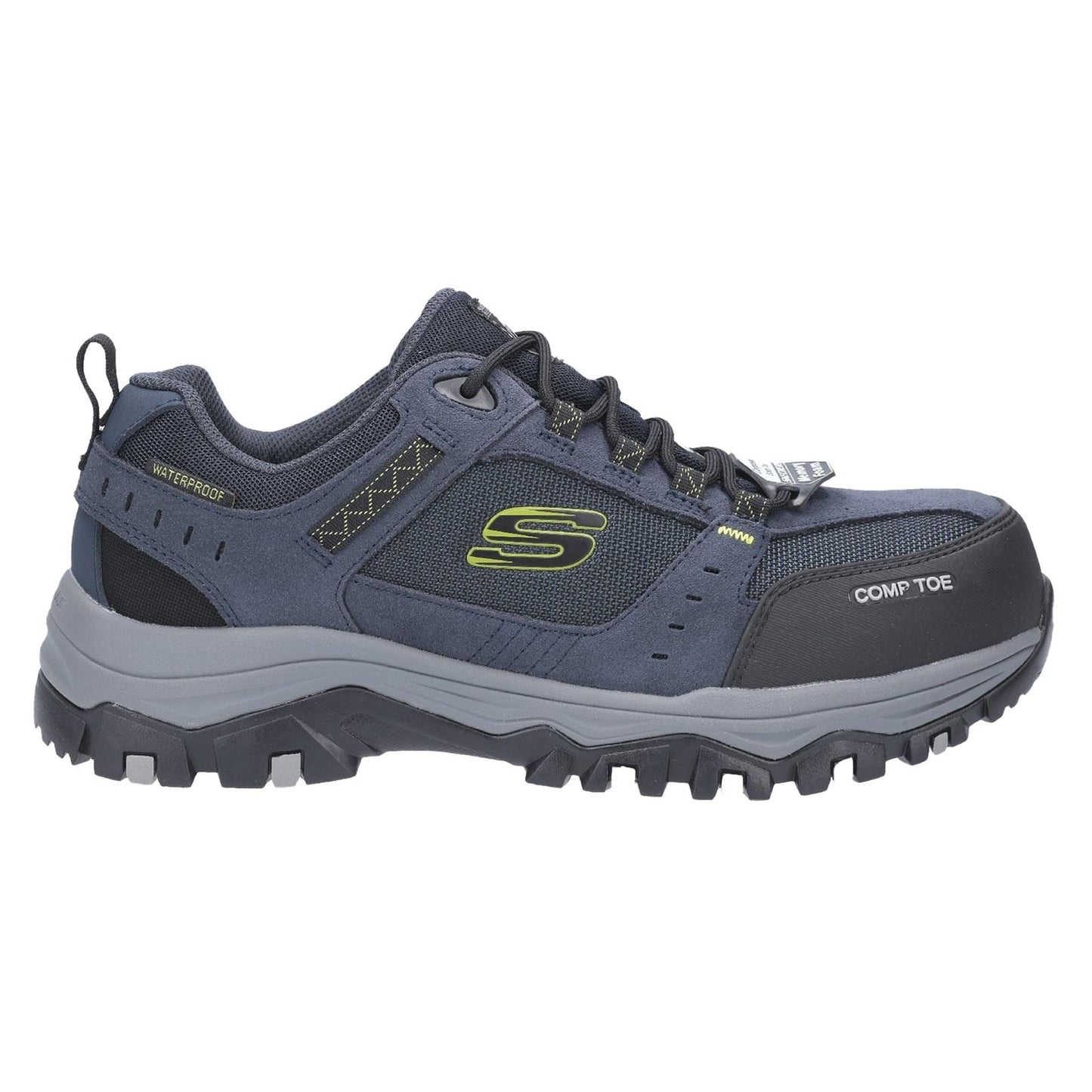 Skechers Workwear Greetah Suede Men's Navy/Black Safety Trainers