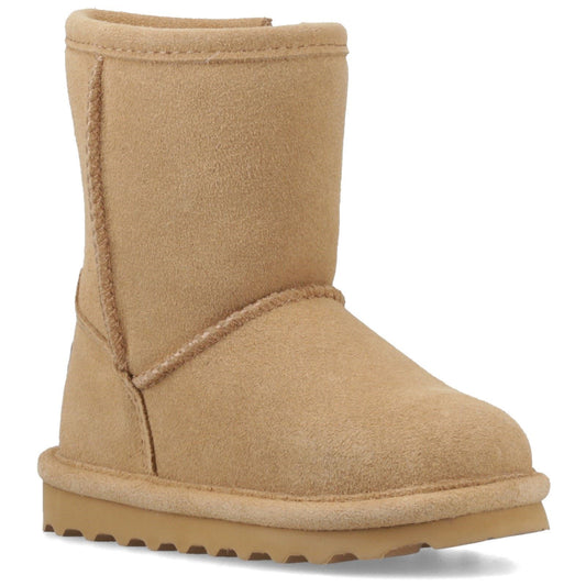 Bearpaw Elle Toddler Suede Girl's COFFEE Winter Mid Calf Boots