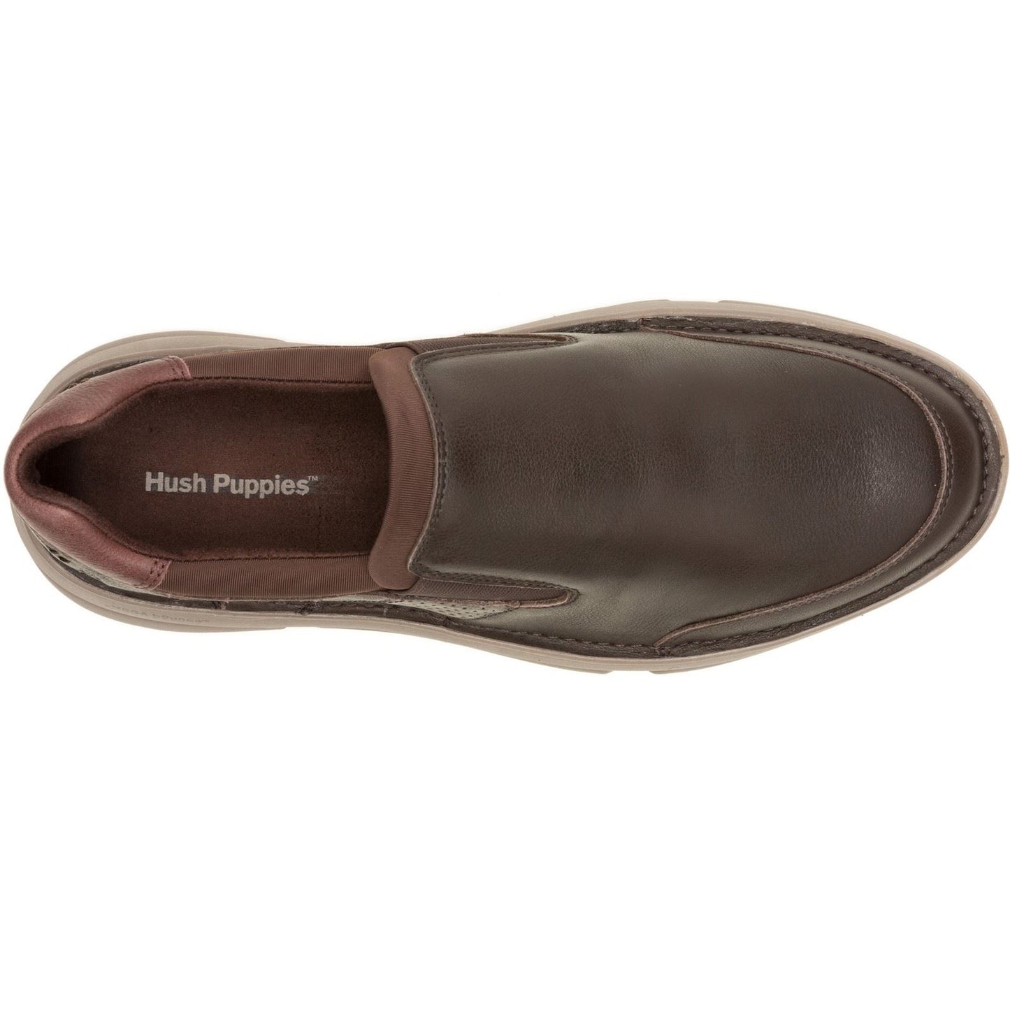 Hush Puppies Baylor Leather Men's Brown Loafers
