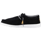 HEYDUDE Unisex Wally Craft Suede Shoe in Black
