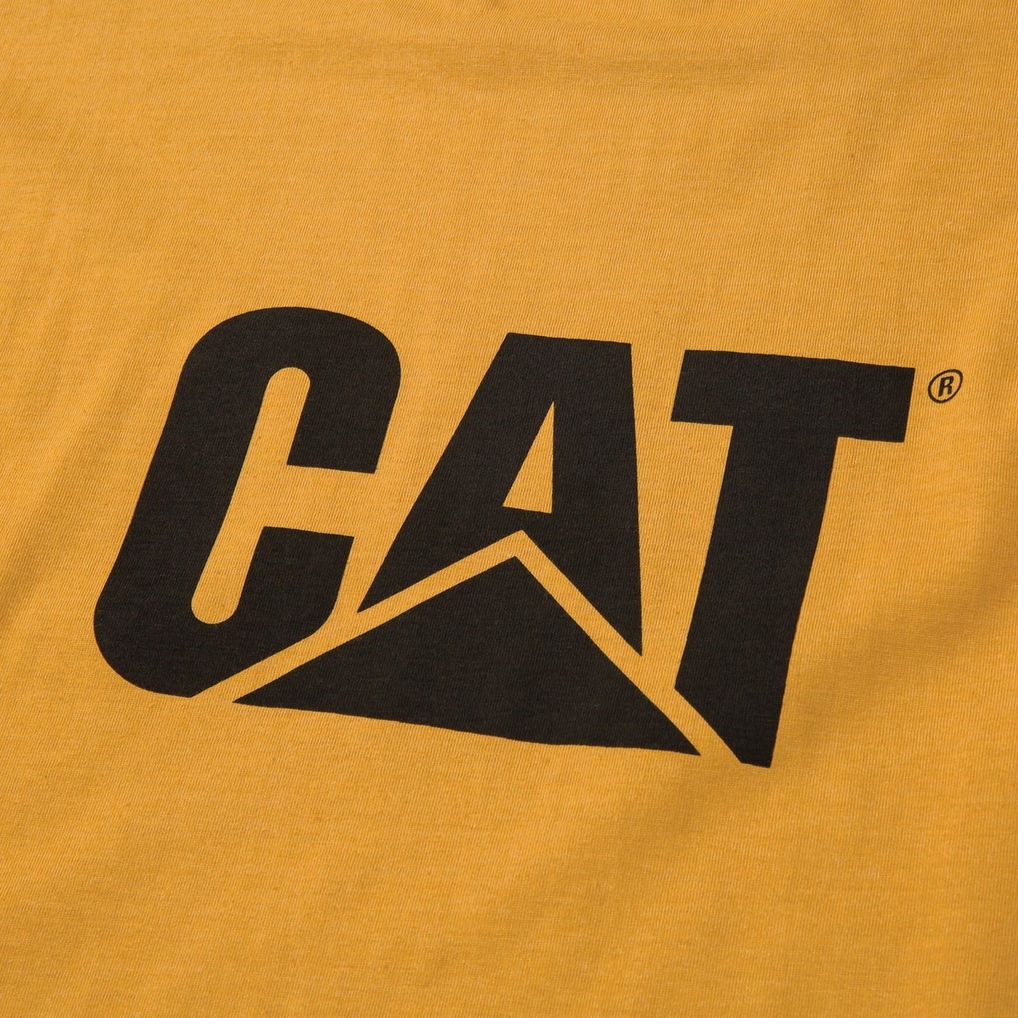Caterpillar Men's Trademark Tee in Mustard