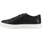 TOMS Kameron Lace-Up Leather Women's Black Metallic Trainers