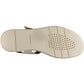 Geox D CAMALEI Synthetic Polyurethane Women's Papyrus Sandals
