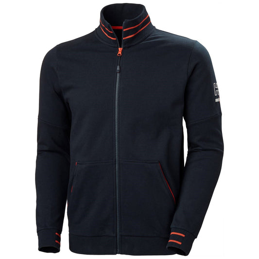 Helly Hansen Workwear Kensington Zip Cotton Men's Blue Sweatshirt