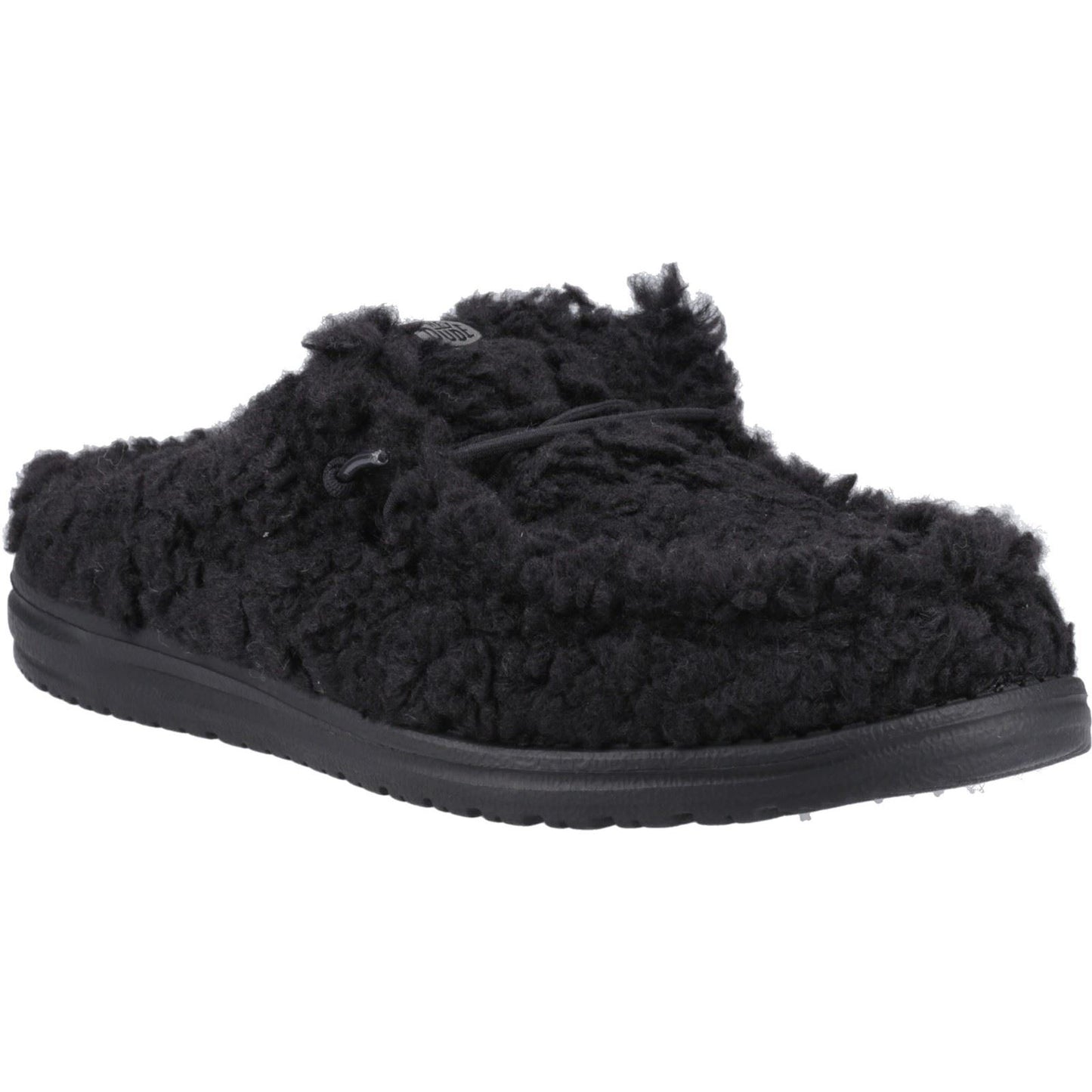 HEYDUDE Wally Polyester Men's Black/Black Mules