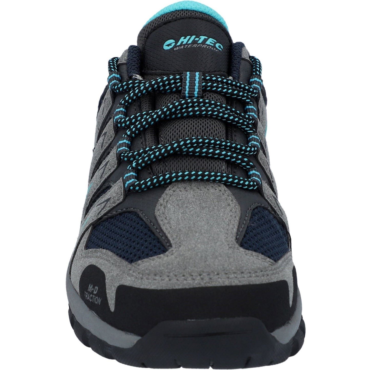 Hi-Tec Corzo Low PU Suede Women's Cool Grey/Navy Blue/Curacao Hiking Boots
