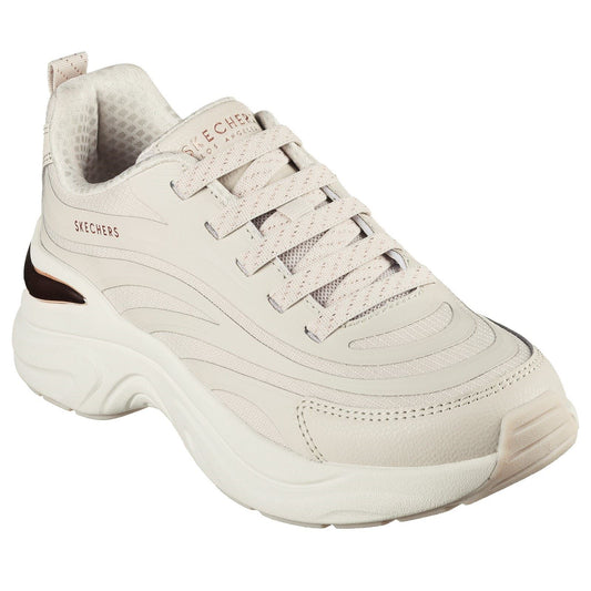 Skechers Women's Hazel Step N Flow Trainer in Natural