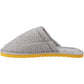 Jack & Jones Men's Harry Fluff Slipper in Frost Grey
