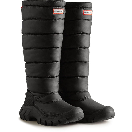 Hunter Women's Intrepid Tall Snow Boot in Black