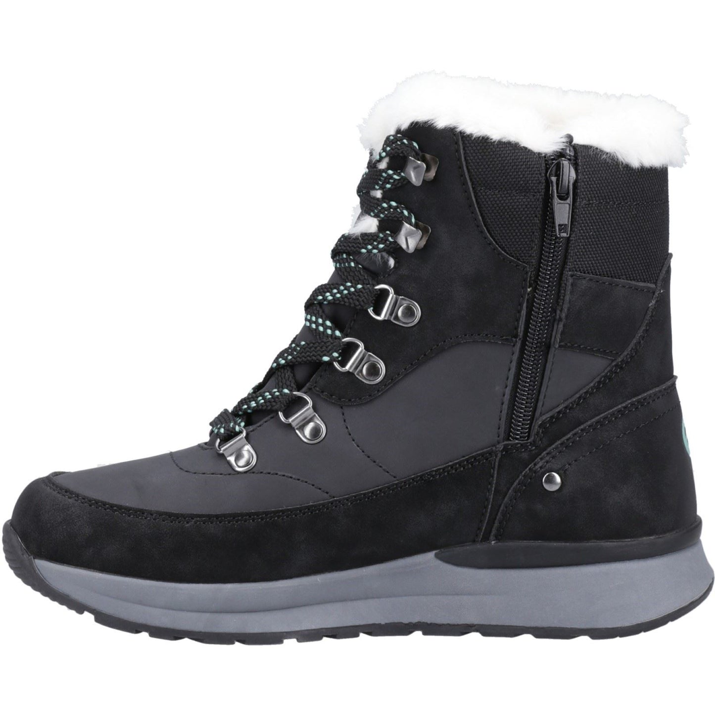 Cotswold Sheephouse Textile Women's Black Hiking Boots