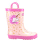 Cotswold Puddle Rubber Unicorn Wellington Boots