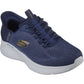 Skechers Men's Skech-Lite Pro Primebase Trainers in Navy/Yellow