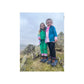 Hi-Tec Blackout Mid Synthetic Soft Shell Junior Navy/Orange/Lake Blue Hiking Boots