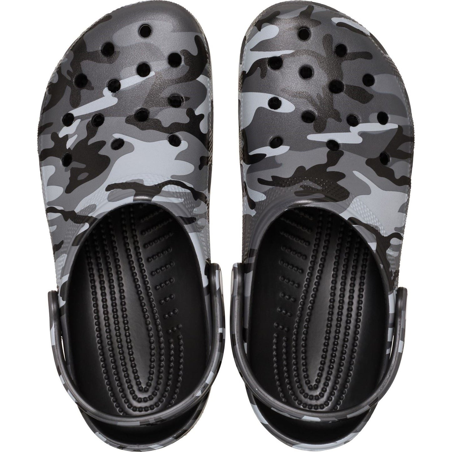 Crocs Classic Camouflage Thermoplastic Men's Black/Slate Grey Sandals