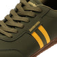 Lambretta Tackle Men's Khaki/Gold Trainers