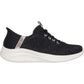 Skechers Women's Ultra Flex 3.0 Easy Step Shoes in Black/Pink