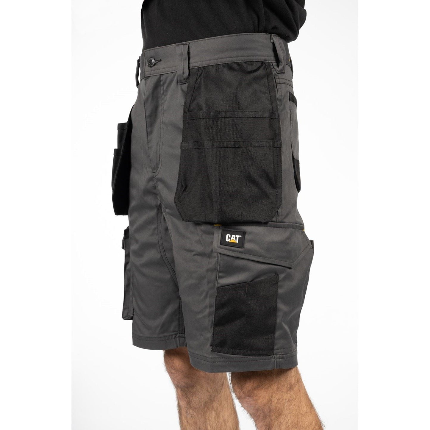 Caterpillar Men's Essential Stretch Holster Short in Dark Shadow