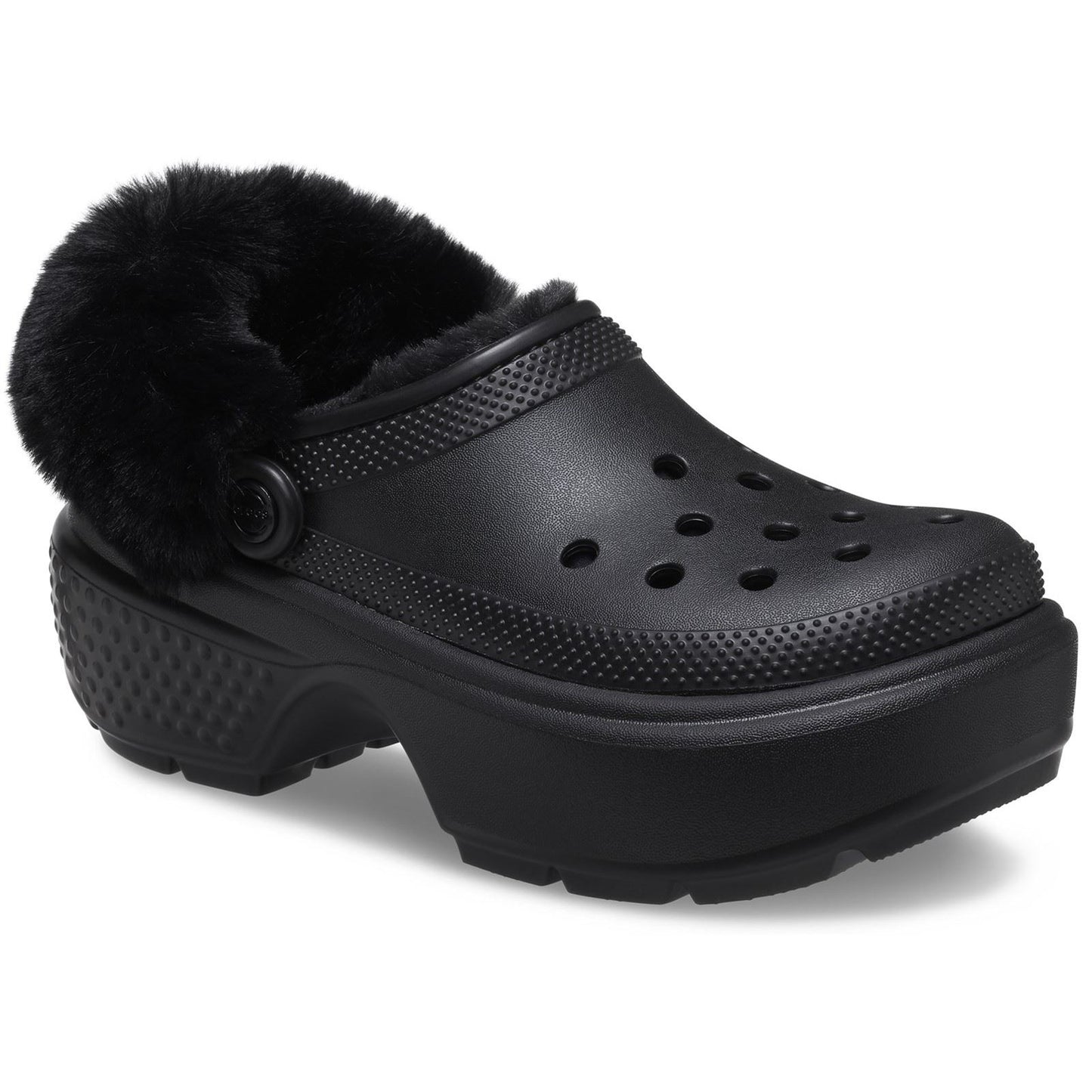 Crocs Women's Stomp Lined Clog in Black