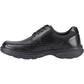 Hush Puppies Hugh Leather Men's Black Lace-Up Shoes