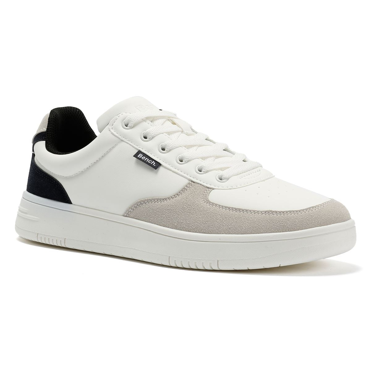 Bench Grainger Men's White/Grey Trainers