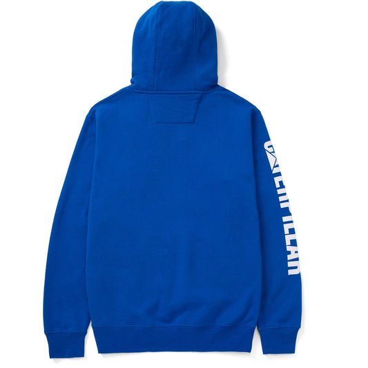 Caterpillar Trademark Banner Cotton Men's Blue Hoodie