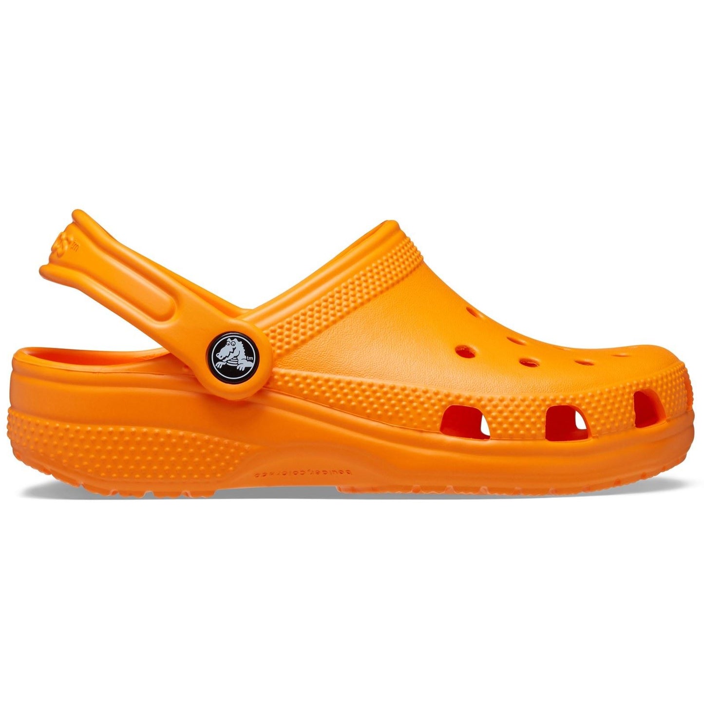 Crocs Toddler Classic Thermoplastic Orange Zing Loafers