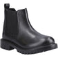 Hush Puppies Ariella Chelsea Leather Black Boots