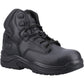 Magnum Responder Side-Zip CT CP WP Uniform Safety Boot in Black