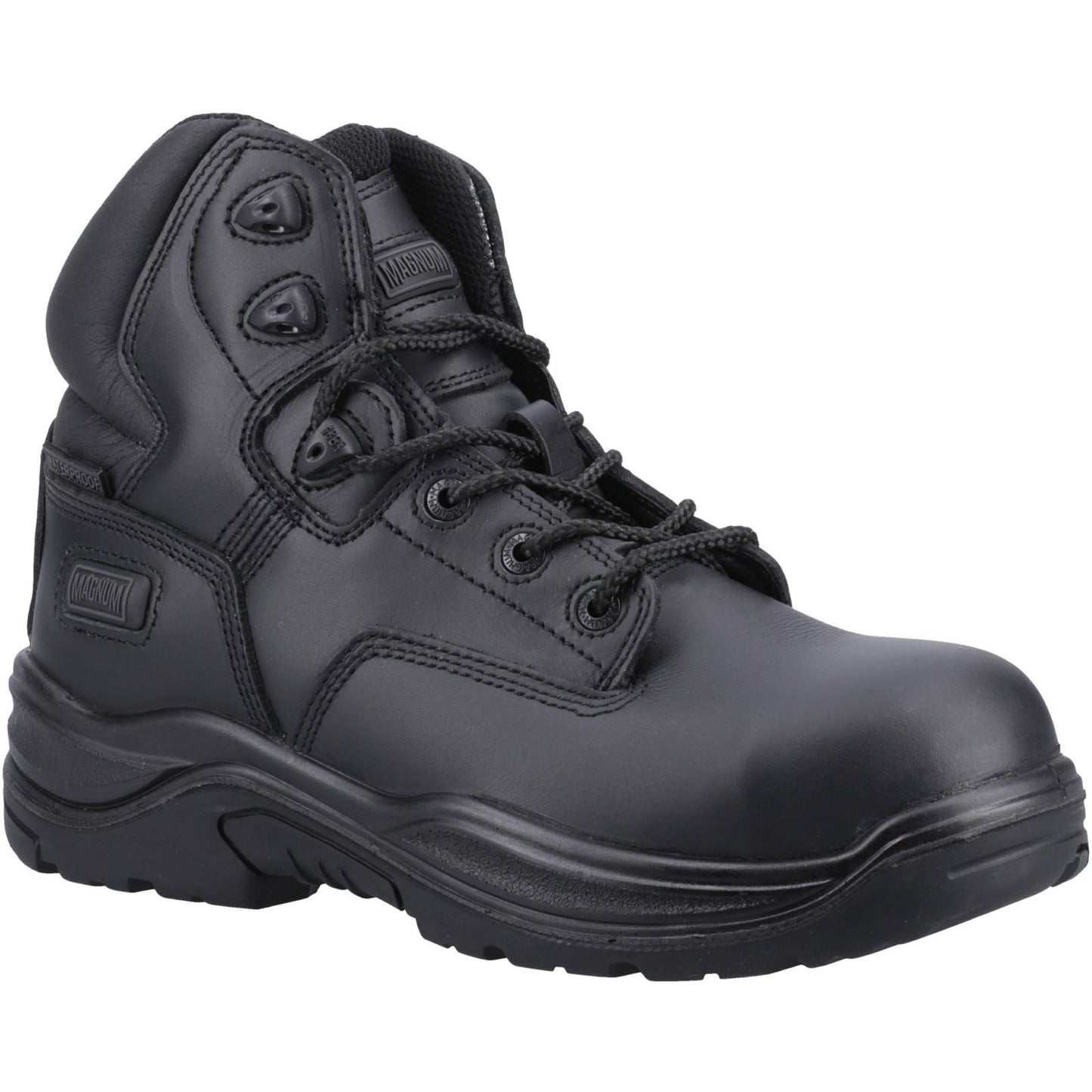 Magnum Responder Side-Zip CT CP WP Uniform Safety Boot in Black