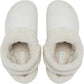 Crocs Unfurgettable Vegan Suede Polyester Women's Cocoa Cream Clogs