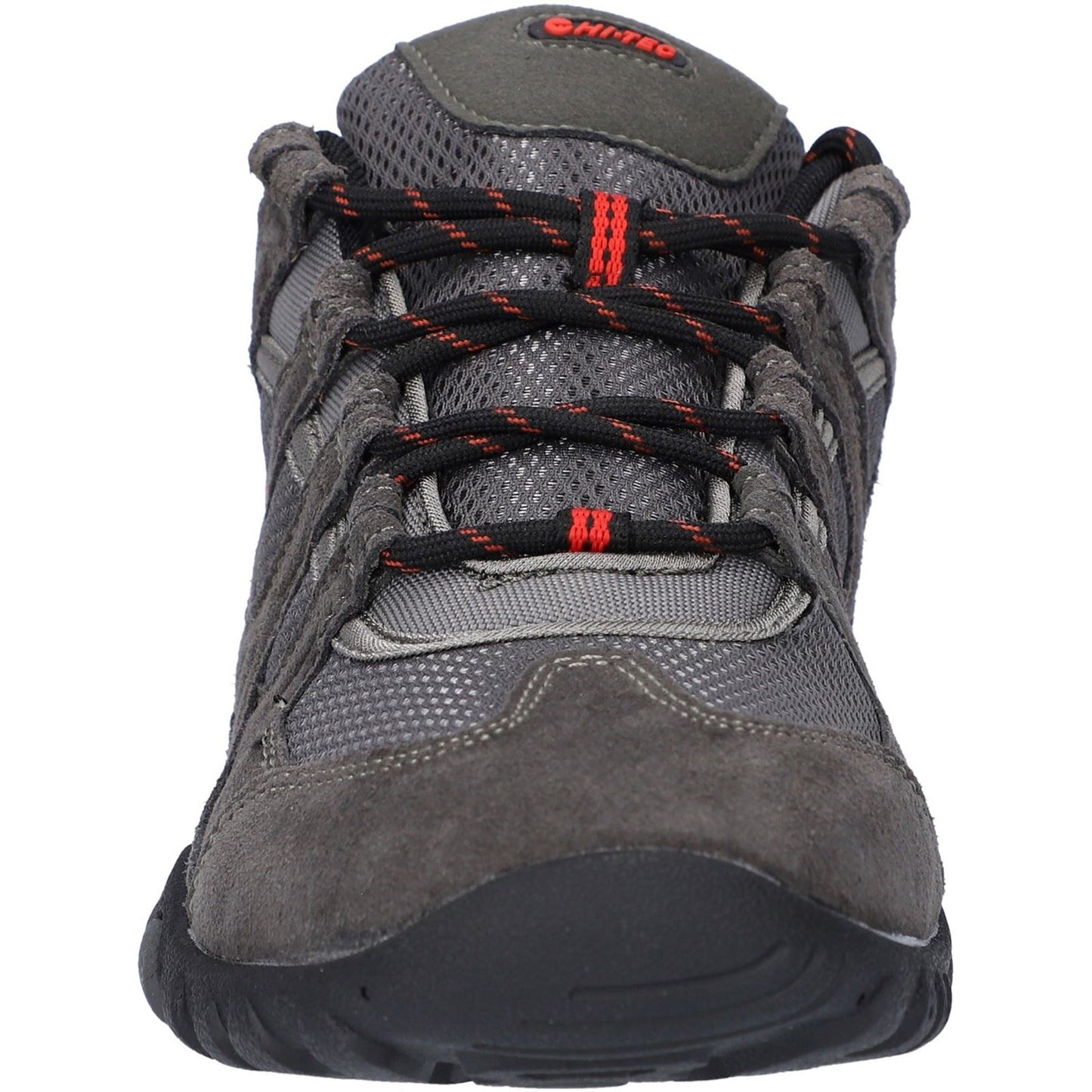 Hi-Tec Quadra II Suede Men's Charcoal/Zingy Red Hiking Boots