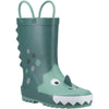 Cotswold Puddle 3D Rubber Unisex Kid's Green Wellington Boots