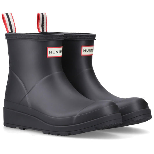 Hunter Original Play Short Rubber Women's Black Wellington Boots