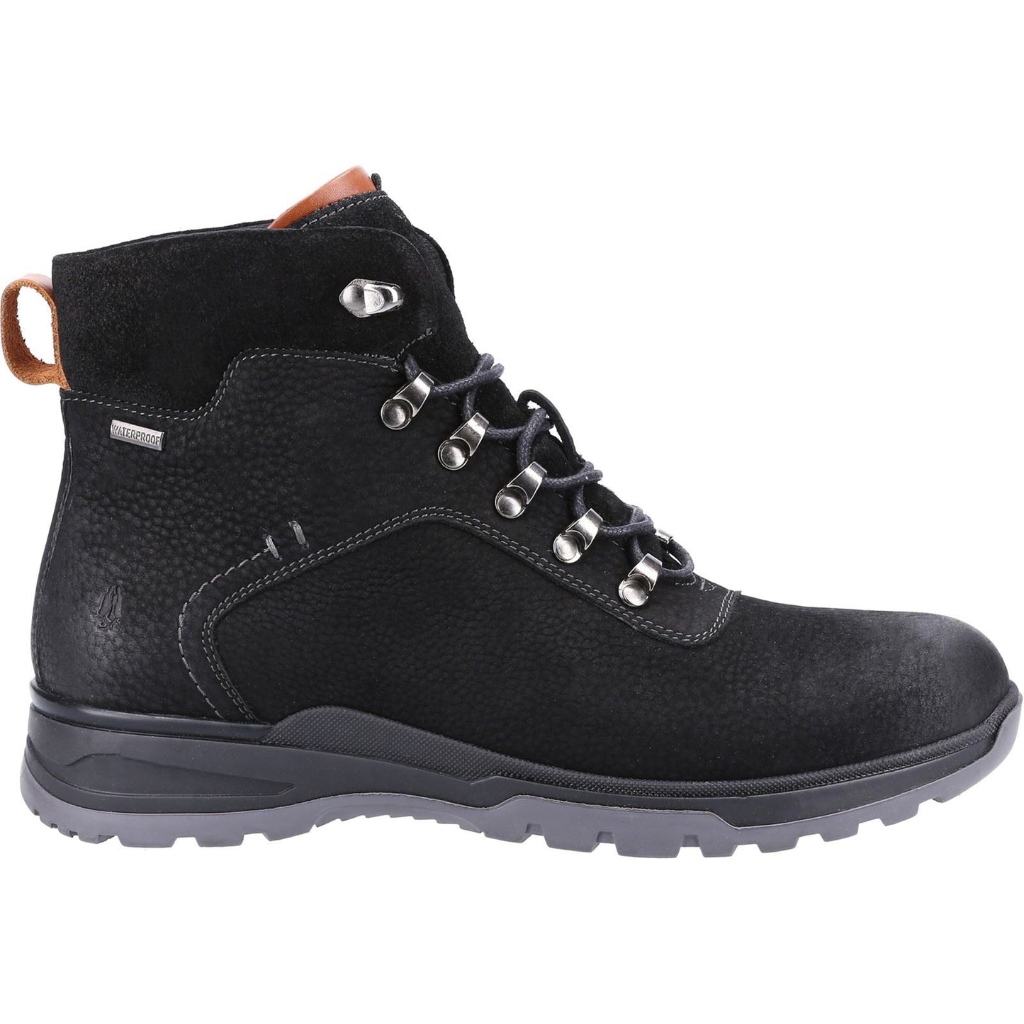 Hush Puppies Men's Paul Boot in Black Nubuck