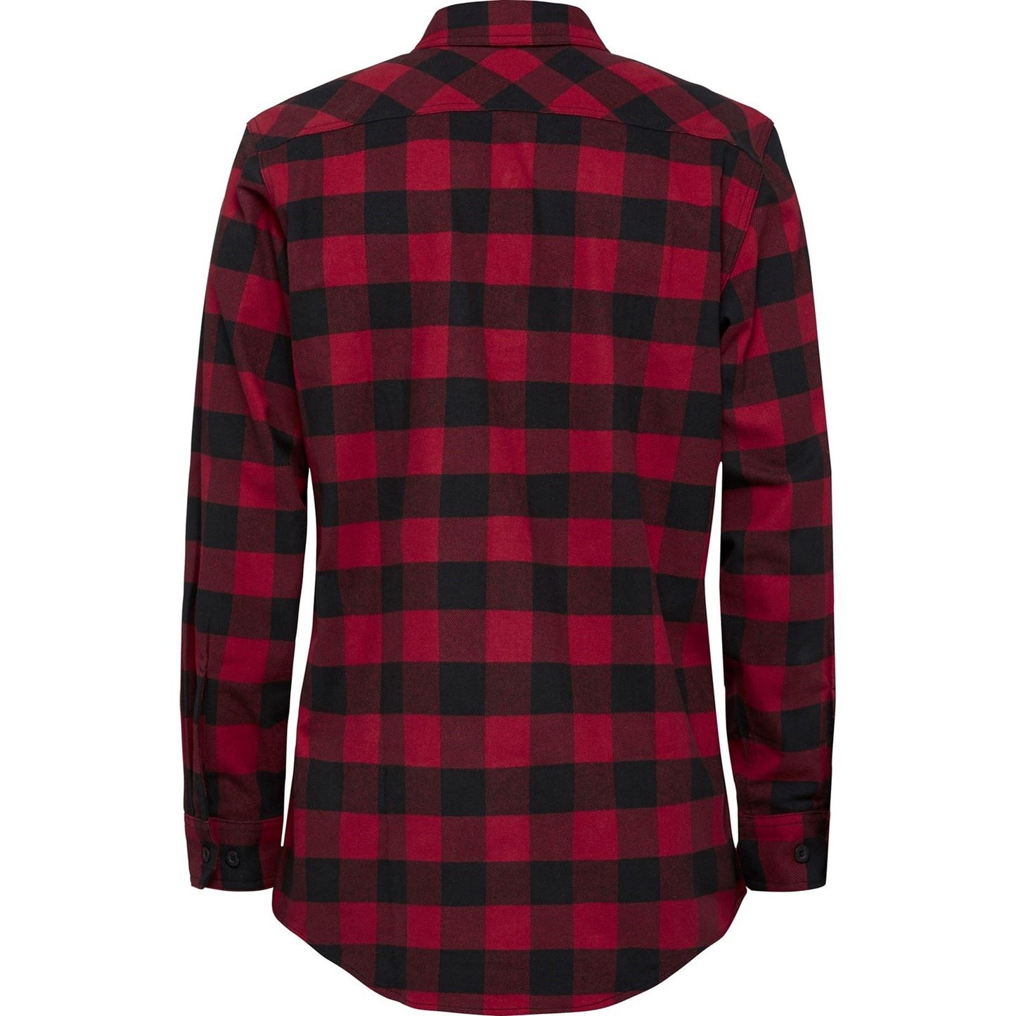 Hard Yakka Men's Long Sleeve Check Flannel Shirt in Red