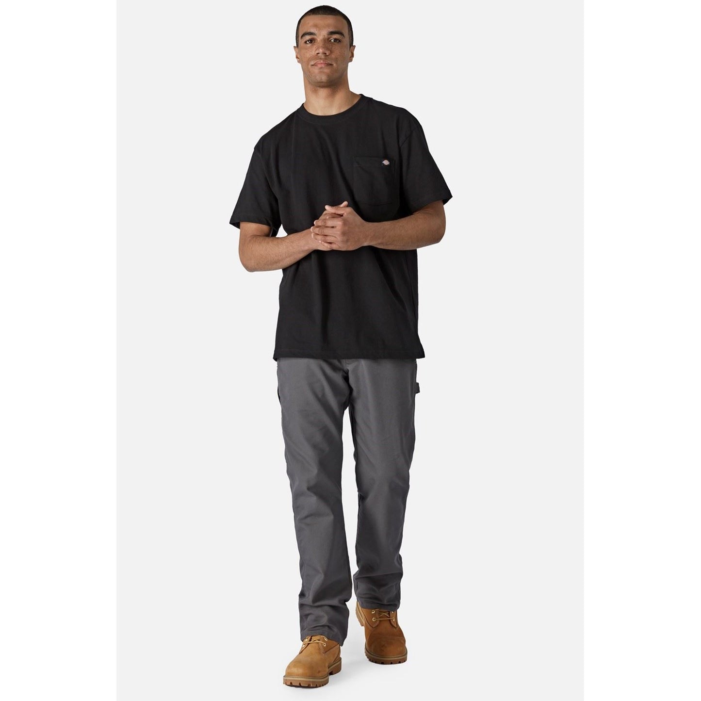 Dickies Men's Short Sleeve Cotton T-Shirt in Black