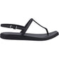 Crocs Miami Thong Flip TPU Women's Black Sandals