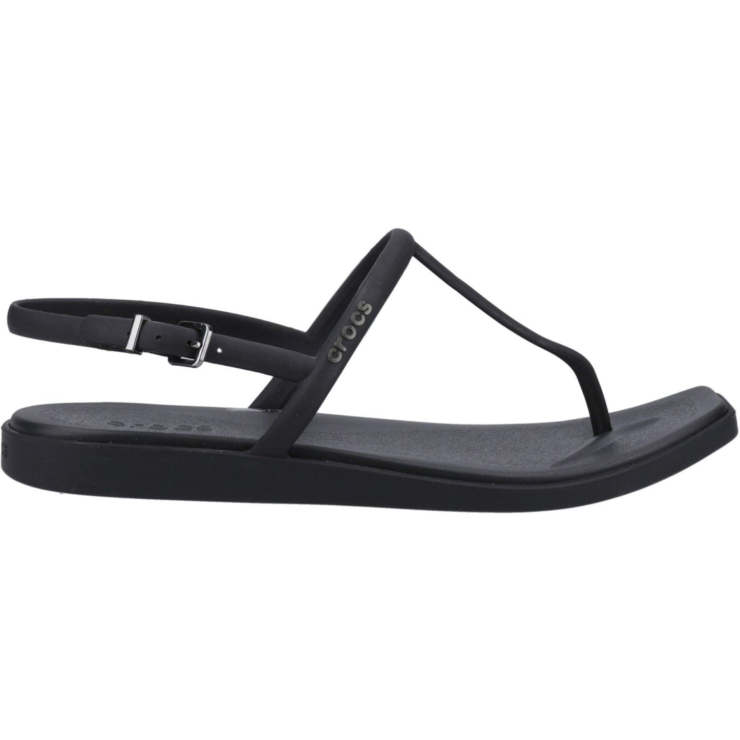 Crocs Miami Thong Flip TPU Women's Black Sandals