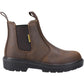 Amblers Safety FS128 Hardwearing Pull On Safety Dealer Boot in Brown