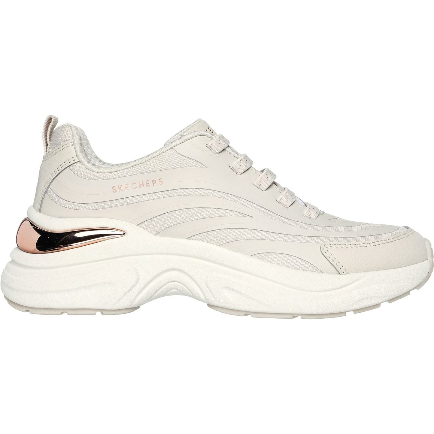 Skechers Women's Hazel Step N Flow Trainer in Natural