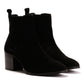 Osprey London The Naples Suede Women's Black Boots